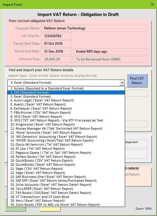 MTD Import Image